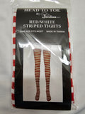 Red/White Striped Tights