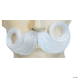 Curled Santa Moustache / Extra Full Human Hair Mustache