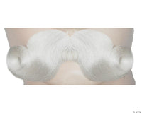 Yak Santa Mustache or Eyebrow with Lace Backing / Santa Moustache / Professional