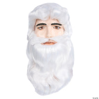 Santa Wig and Beard Set with attached Moustache / Bargain