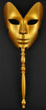 Designer Mask on Wooden Dowel