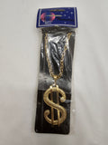 Gold Dollar Sign Necklace
