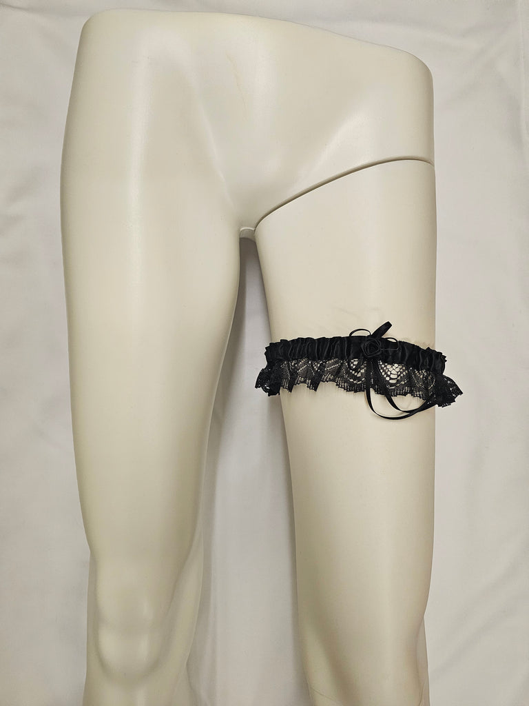 Black Lace Garter