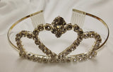 Rhinestone Tiara Silver