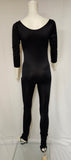 Black Long Sleeve Unitard