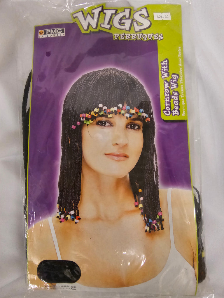 Cornrow With Beads Wig