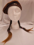 Beret with Attached Hair