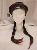 Beret with Attached Hair