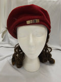 Beret with Attached Hair