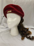 Beret with Attached Hair