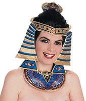 Cleopatra Headpiece and Collar /  Egyptian Cleopatra Gold Lame Accessory Kit