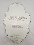 Light Up Ghost Pumpkin Wall Decor