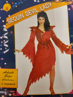 Vintage Sequin Devil Lady