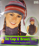 Ski Cap & Braids Wig