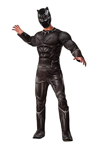 Captain America / Civil War Muscle Chest Black Panther Costume / Deluxe