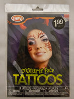 Costume Face Tattoos