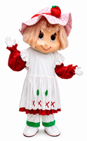 Strawberry Lady Mascot Costume