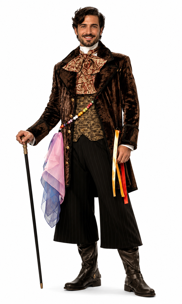 Mad Hatter Costume / Alice in Wonderland / Victorian Showman / Dapper Steampunk Gentleman /Broadway Quality