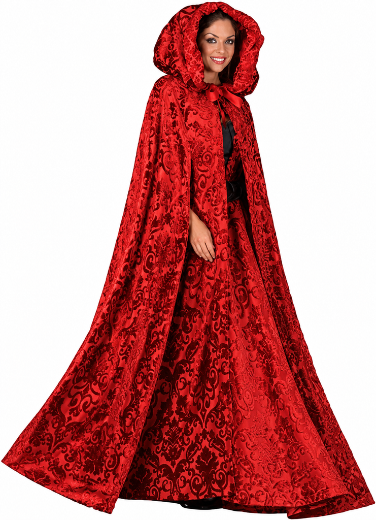 Little Red Riding Hood Cape / Deluxe Storybook Princess Cape / Professional Theatrical Quality