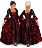 Colonial Woman Costume / Marie Antoinette / Gothic Vampire / Broadway Quality