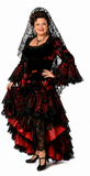 Spanish Flamenco Dancer Dress Costume / Senorita Costume / Deluxe