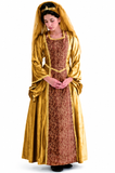 Medieval Queen Costume / 16th Century / Deluxe Tapestry Renaissance Dress