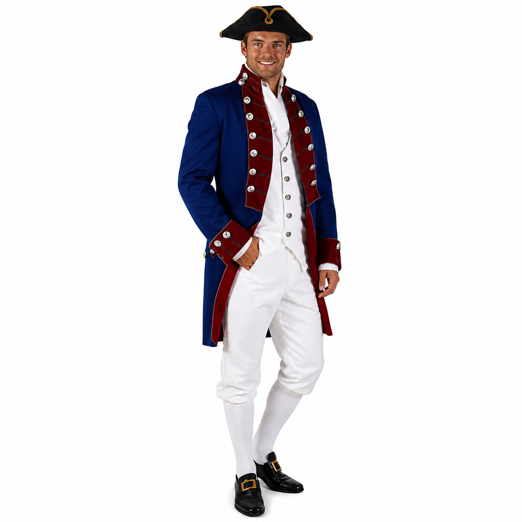 Revolutionary War Colonial Soldier Costume / Colonial Man Costume / George Washington/