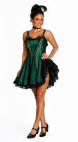 Western Saloon Girl Costume / Wild West Showgirl / Vintage Cabaret / Can-Can Dancer / Deluxe
