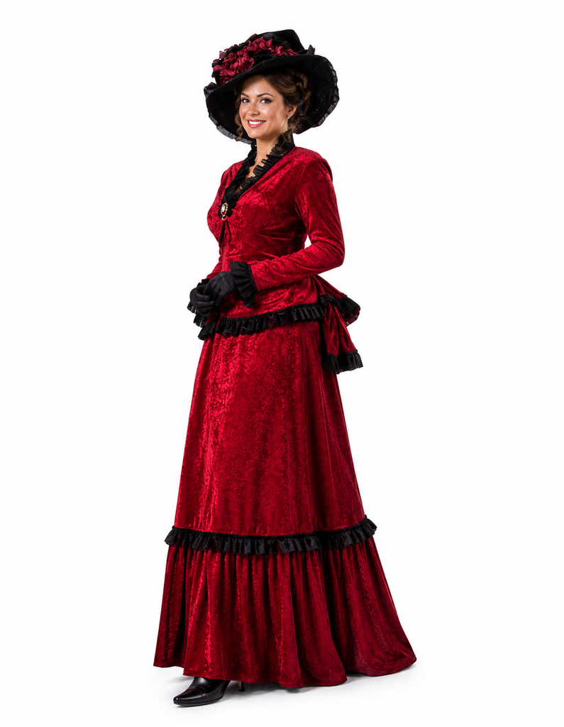 Victorian Costume / Late 19th-Century Victorian Walking Dress / Sadie / Deluxe