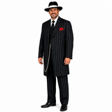 Zoot Suit / Gangster Costume / 1920's / Dapper Vintage Pinstripe Zoot Suit / Superior Quality