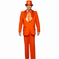 Lloyd Dumb and Dumber Costume / Orange / 1970's Tuxedo / Formal Tuxedo