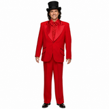 Red Formal Tuxedo / 1970's Tuxedo / Deluxe