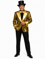 Sequin Tuxedo Jacket /  Master of Ceremonies Jacket / Showman / Professional Quality