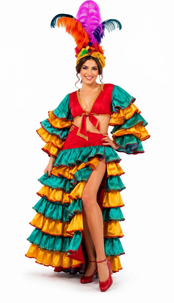 Carmen Miranda Costume / Carnival / Rumba Costume / Latin American festive wear