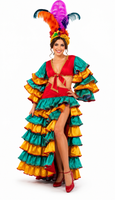 Carmen Miranda Costume / Carnival / Rumba Costume / Latin American festive wear