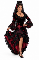 Spanish Flamenco Dancer Dress Costume / Senorita Costume / Deluxe