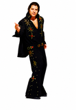 Elvis Costume / 1970's Rock Star / 2 Piece Elvis with Cape / Professional