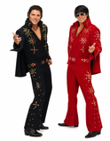 Elvis Costume / Retro Elvis Tribute Performer / 1970's Rock Star Showman / 2 Piece Elvis with Cape / Professional
