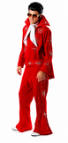 Retro Elvis Tribute Performer Costume / Elvis Costume / 70's Rock Star Showman / 2 Piece Elvis with Cape / Professional Quality