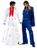 Elvis Costume / Retro Elvis Tribute Performer / 1970's Rock Star Showman / 2 Piece Elvis with Cape / Professional