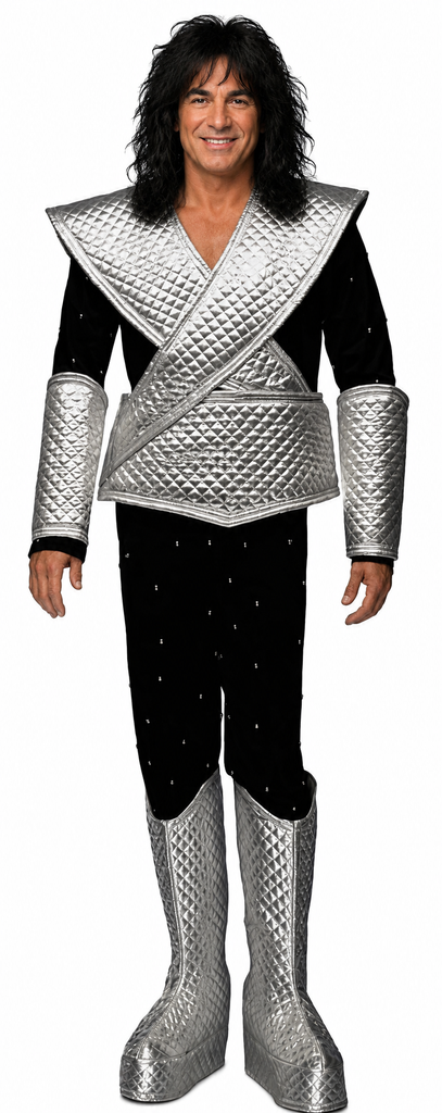 70s Rock Band Space Man Costume Kiss Costume / Ace Frehley / Spaceman / Deluxe