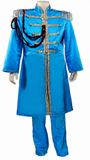 Beatles Sgt. Pepper's Blue (Paul) Costume / Ceremonial Uniform with Metallic Trim / Professional Quaility