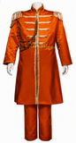 Beatles Sgt. Pepper's Costume / 60's Nehru Orange Tuxedo Costume / Broadway Quality / George