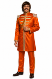 Beatles Sgt. Pepper's Costume / 60's Nehru Orange Tuxedo Costume / Broadway Quality / George
