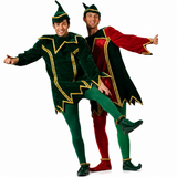 Deluxe Elf Costume / Santa's Helper Costume / Jester