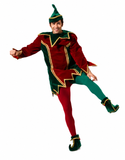 Santa's Elf Costume / Christmas Elf / Santa's Helper / Jester / Deluxe