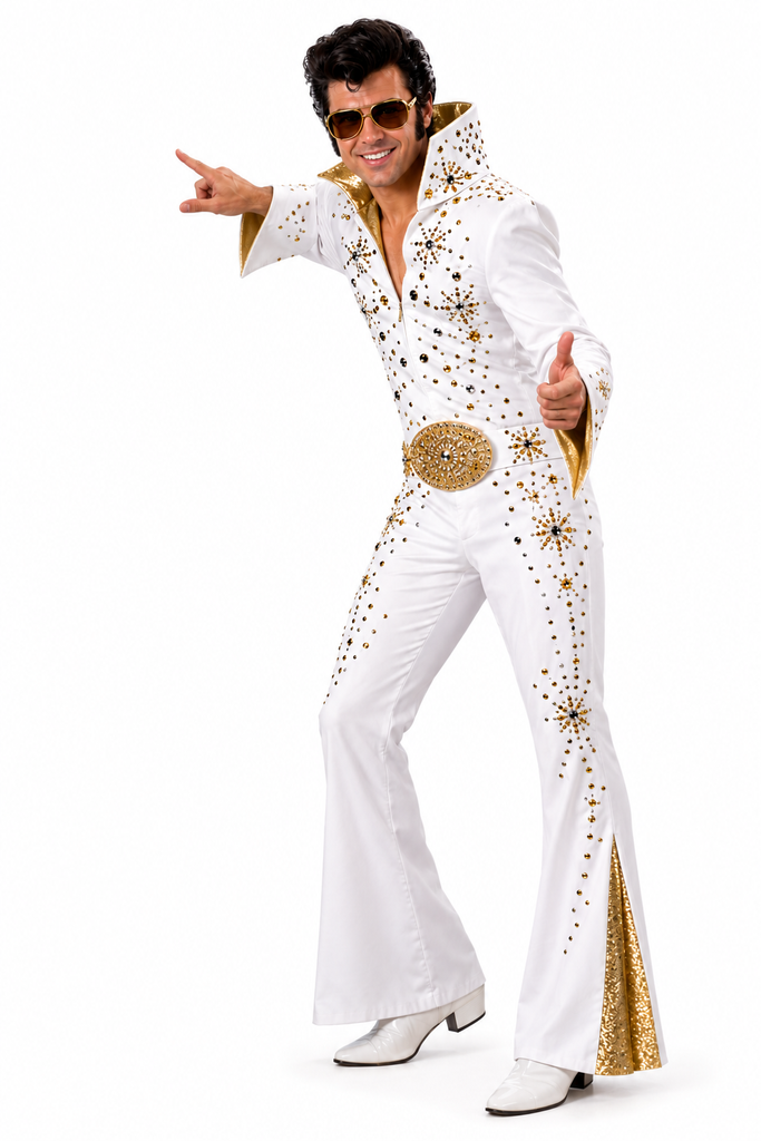 Elvis Costume / Retro Boy Rocker / Vintage Showman / King of Rock 'n' Roll"