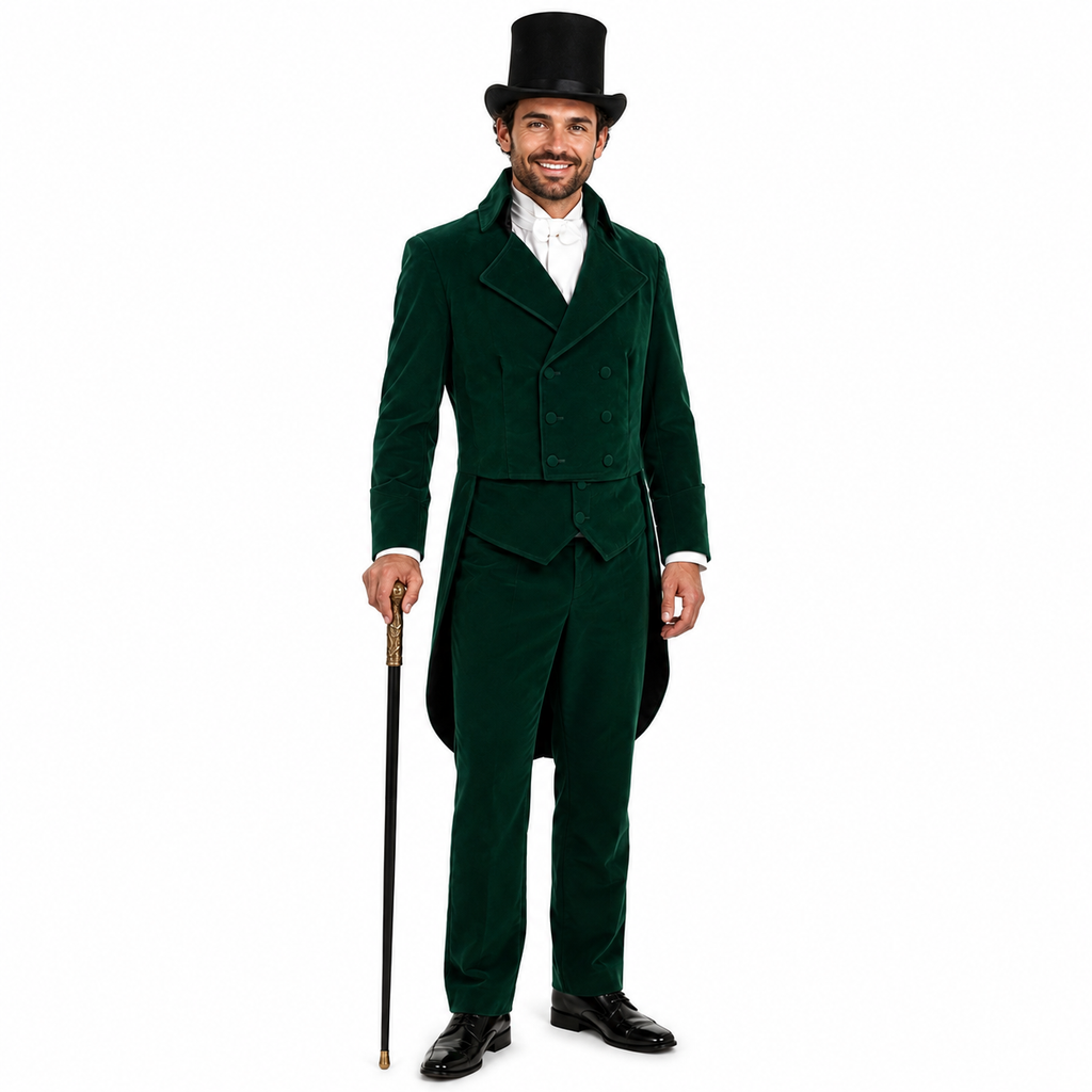 Charles Dickens Costume / Tailsuit  / Christmas Caroler / Broadway Quality