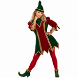 Deluxe Elf Costume / Santa's Helper Costume / Jester