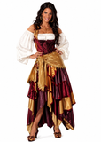 Gypsy Woman Costume / Fortune Teller / Pirate Lady / Deluxe